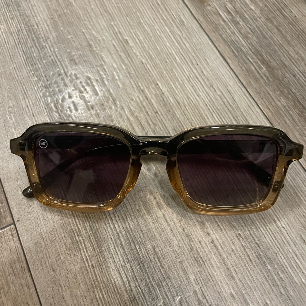 Knockaround Small Square Frame Brown Polarized Su… - image 1